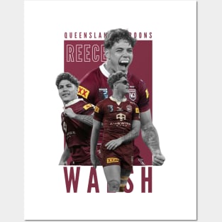 Reece Walsh Queensland Maroons Posters and Art